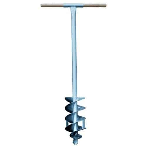 Pælebor m/snegl + rodskær 15 cm