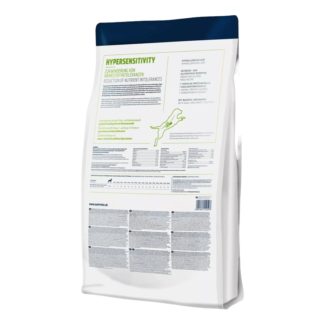 Happy Dog Vet Hypersensitivity 1kg-12kg - Billede 3