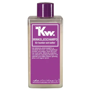 KW Minkolie Shampoo 200ml/500 ml – Pleje til tør og glansløs pels