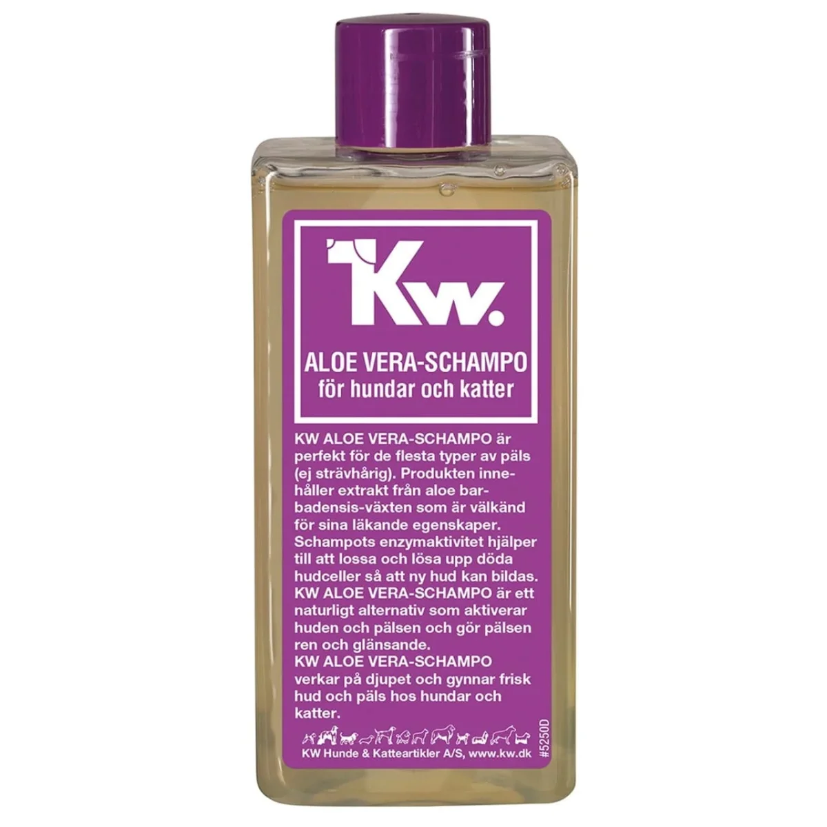 KW Aloe Vera Shampoo til hund & kat – 200ml/500 ml