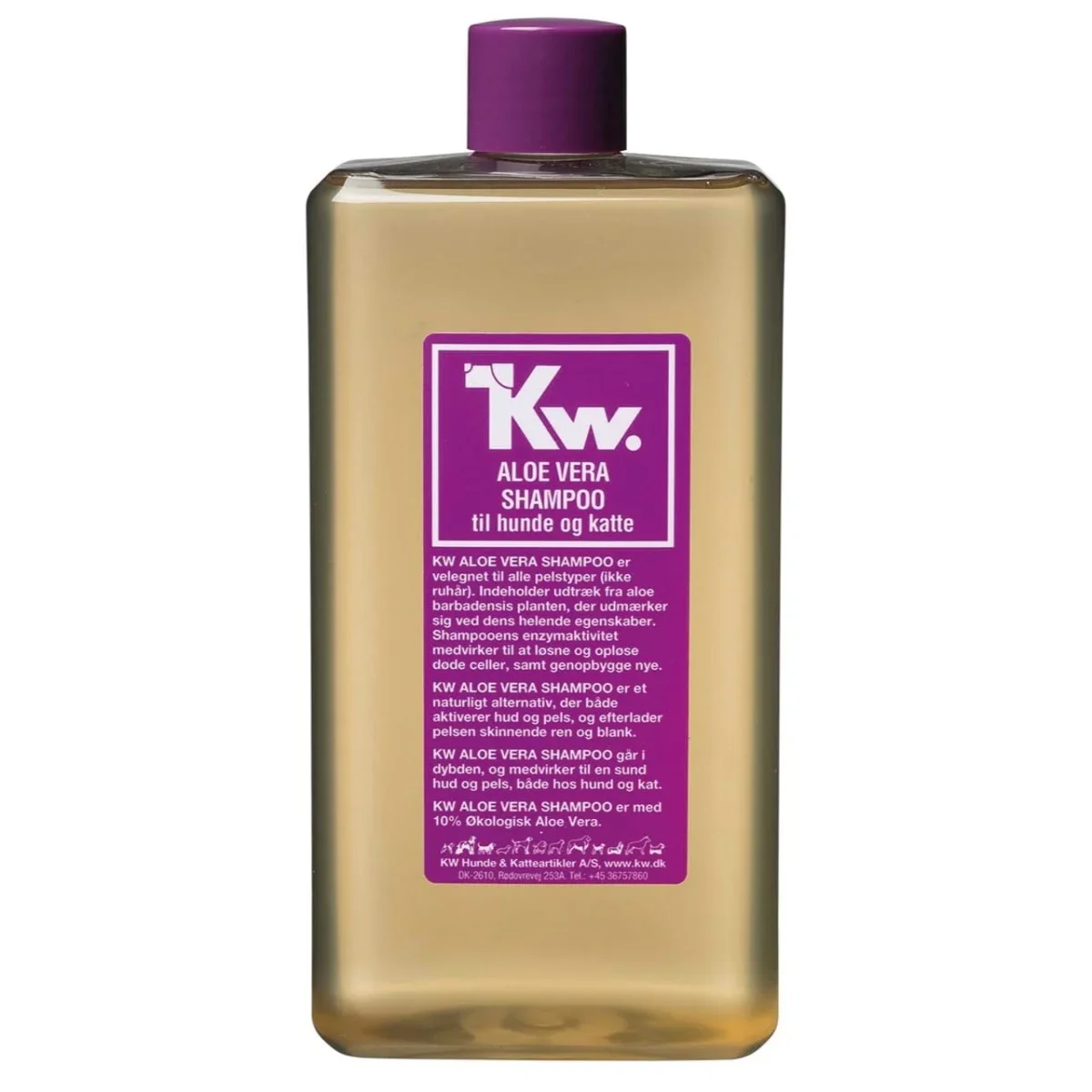 KW Aloe Vera Shampoo til hund & kat – 200ml/500 ml - Billede 3