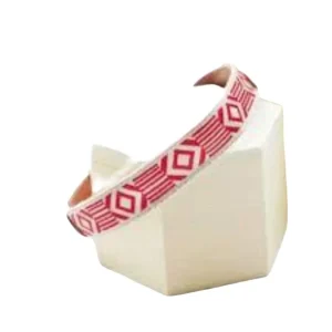 SeeScoutSleep Hundehalsbånd Out of My Box - Cream & Vermillion Leather XXL